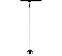 Paulmann Pendel Capsule Luminaire sur rail haute tension URail LED intégrée 6 W LED noir (mat), chrome