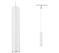 Paulmann Pendel Catalejo Luminaire à suspendre URail GU10 chrome (mat), blanc
