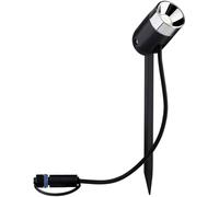 Paulmann Système d'éclairage Pike 94241 – Extension Plug&Shine LED 3,5 W blanc chaud anthracite
