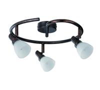 Paulmann Plafonnier Classico Spots Rusty Fer 3 X 42W G9 Halogène Avertissement