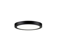 Panneau LED Abia rond 300mm 22W 2200lm 2700K Noir Noir G