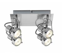 Paulmann Plafonnier Spotlight Rondell Techno II 4x40W GU10 Fer Brossé 23