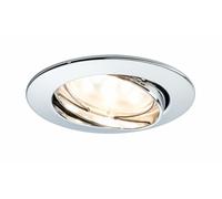 Paulmann Premium Lampes Encastrées Set Coin Transparent Rond Pivotant LED 3x6