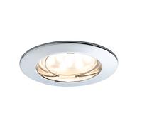 Paulmann Premium Lampes Encastrées Set Coin Transparent Rond Rigide LED 3x6,
