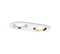 Paulmann Premium Lampes Encastrées Set Nova IP65 Pivotant Ovale LED 2x7W 230V