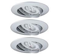 Paulmann Premium Lampes Encastrées Set Pivotant LED 3x3, 5W 2700K 230V GU10 51mm