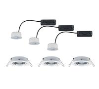 Paulmann Premium Lampes Encastrées Set Réflecteur Coin Rond Pivotant Dimmable