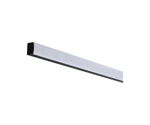 Paulmann Profilé carré avec diffuseur blanc 2 m bandes LED bandes noires aluminium plastique bande 78903
