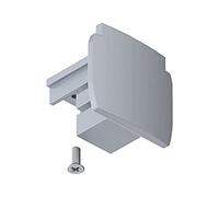 Paulmann ProRail3 Embout de finition, lot de 1, argent, matière plastique | ACCESSOIRES - Embouts ProRail3, notice de montage incluse