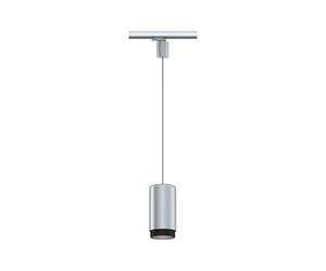 Paulmann ProRail3 Suspension Corus max. 1 x 50 W Argent E27 230 V | Plafonnier suspendu, dimmable, pour ampoules E27, design élégant, compatible avec ProRail3