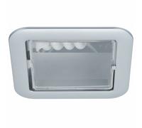 Paulmann Quality Lampes Encastrées Set Carré D'Economie 1x9W 230V E14 120mm