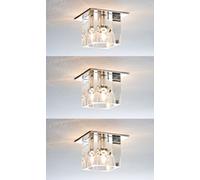 Paulmann Quality Lampes Encastrées Set Vitreux Cube 3x10W 60VA 230/12V G4 83