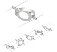 Paulmann 94414 Système complet d'éclairage sur câble LED intégrée LED chrome (mat)
