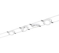 Paulmann RoundMc 50107 Système complet d'éclairage sur câble LED intégrée 16 W LED blanc mat