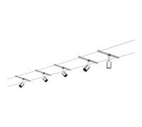 Paulmann Salt 94145 Système complet d'éclairage sur câble GU5.3 50 W LED chrome