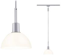 Paulmann Sarrasani Luminaire à suspendre URail E14 chrome (mat), opale