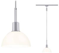 Paulmann Sarrasani Luminaire à suspendre URail E14 chrome (mat), opale