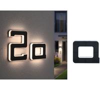 Paulmann Solar LED Lampe de numéro de maison lettre a
