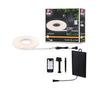 Paulmann Solar Strip LED 10m blanc chaud Télécomm. 1xbatterie 18650 1500mAh noir 71195