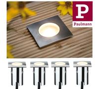 Paulmann Spécial Rincée Sol Lampes Encastrées Carré IP67 Supplémentaires 4x0, 7W