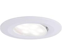 Paulmann Spot LED encastrable pour salle de bains jeu de 10 65 W blanc mat