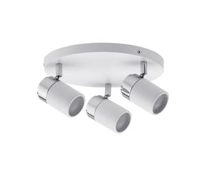 Paulmann Spotlight plafonnier 3x10 W blanc-chrome 66712