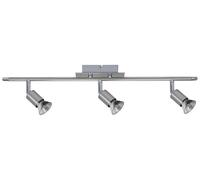 Paulmann Spots Georgia Bâton 3x50W GU10 Fer Brossé 230V Métal