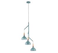 Paulmann Suspension Juna Softgrün/Cuivre/Bois Max. 3 X 20W E14 Lampe Réglable