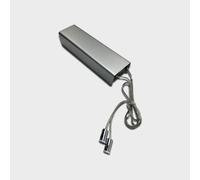 Paulmann Transformateur décoratif LED 18 VA 12 V 230 V Corde titane mat/noir Remplacement pour transformateur de réservoir