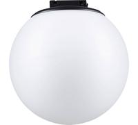 Uline Suspen Ball 150mm 3000k 90ra 930 8w 48v Dc Noir Plastique Alu