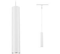 Paulmann URail Pendel Catalejo Luminaire sur rail haute tension URail GU10 blanc, chrome (mat)