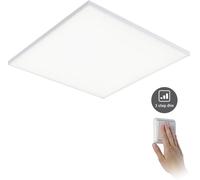 Paulmann 79822 LED Velora carré incl. 1x34 watts gradable Éclairage Blanc dépoli Panneau lumineux Métal Luminaire de plafond 3000 K, 34 W, 3-Step Dim, ▭ 595x595mm