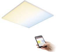 Paulmann Velora 79826 Panneau à LED 19.5 W blanc chaud à blanc lumière du jour blanc mat