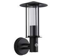 Paulmann Wall Classic applique murale extérieure 1x15 W noir-transparent 94396