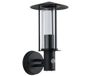 Paulmann Wall Classic applique murale extérieure 1x15 W noir-transparent 94396