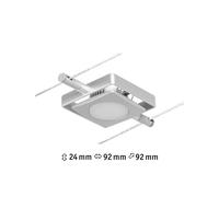 Paulmann Wire Macled Spot Led Pour Câble, Chromé chromé mat