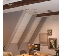 Paulmann Kit câbles LED RoundMac DC 94420 – câble métallique extensible, chromé mat, 5×4,5W, 3000K