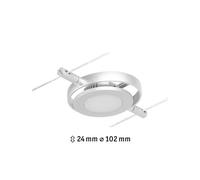 Paulmann Spot LED CorDuo 94415 Mac DC 4,5 W extensible chrome mat câble métallique chromé 3000 K