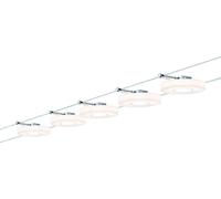 Paulmann Wire Système Dc Set Discled I 5x4W Chrome / Satin 230V/12V 30VA Métal
