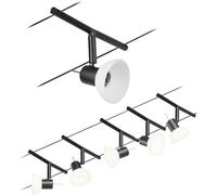 Paulmann Wire Systems 94450 Système complet déclairage sur câble GU5.3 noir (mat), chrome