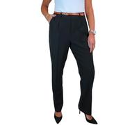 Paulo Due Pantalon À Jambes Fuselées pour Femmes, Taille Haute, pour Le Travail en Soirée Et Au Bureau Noir 36-50 (46)