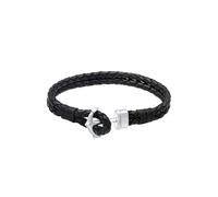 PAULO FANELLO Bracelet 'Anker' noir, Taille 19