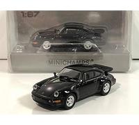 paul's model art gmbh Minichamps 870069104 - Porsche 911 Turbo Black 1990 - échelle 1/87 - modèle de Collection