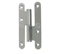 Paumelle à bouchons 140x110mm bout rond droite - - J532420