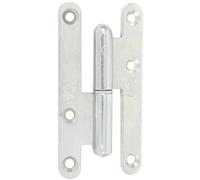 Paumelle à bois - JARDINIER MASSARD - LOUTRE SEDAN - 140x55 mm - Zingué - Installation facile