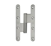 Paumelle à bois160x80mm gauche inox - HERACLES - Q-PAB16080-G