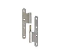 Paumelle à bouchons 160x80mm bout rond droite - - J532350