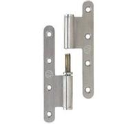 Paumelle à bouchons 160x80mm bout rond droite - JARDINIER MASSARD - J532355 Blanc G