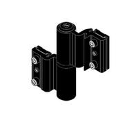 Paumelle à clamer 5511I alu noir pour porte lourde - 5511I-37