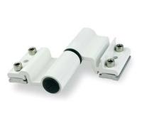 Paumelle à clamer alu 5500AI FAPIM pour porte lourde - Blanc 9010 - 5520A_32